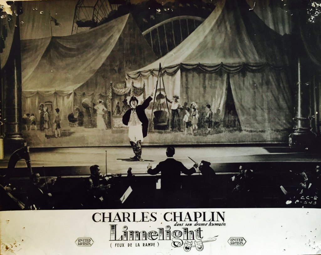 Evocation du Cirque sur cette superbe photo d'exploitation du film LIMELIGHT ( Chaplin 1952 )